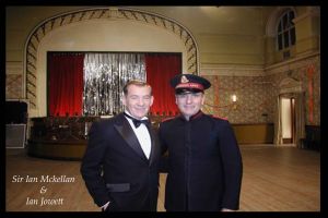 Sir Ian McKellen  pictured with Charles Hindmarsh